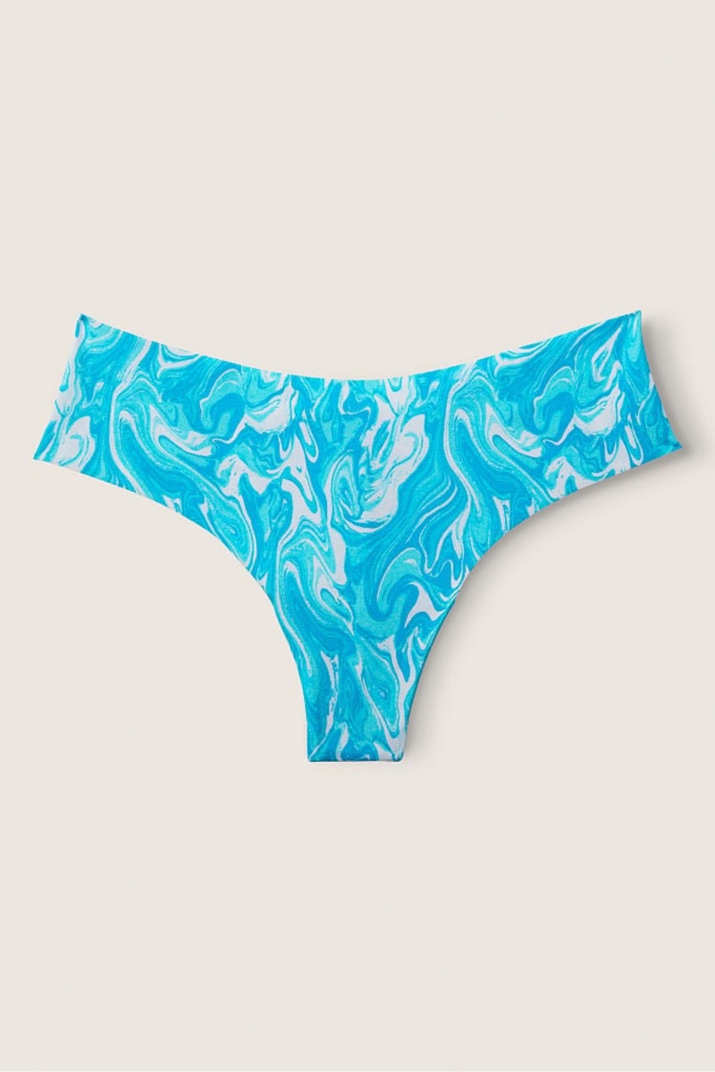 Victoria\'s Secret No-Show Tanga Knickers Modre | JVAXF-0841