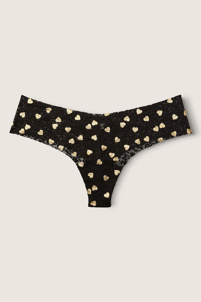 Victoria\'s Secret No Show Tanga Cipkovane Knickers Modre | VNQBT-6527