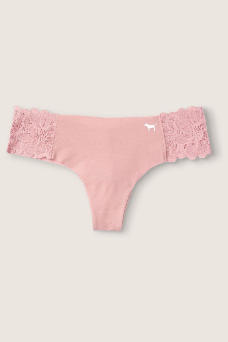 Victoria\'s Secret No Show Tanga Knickers Ruzove | UCQFR-6748