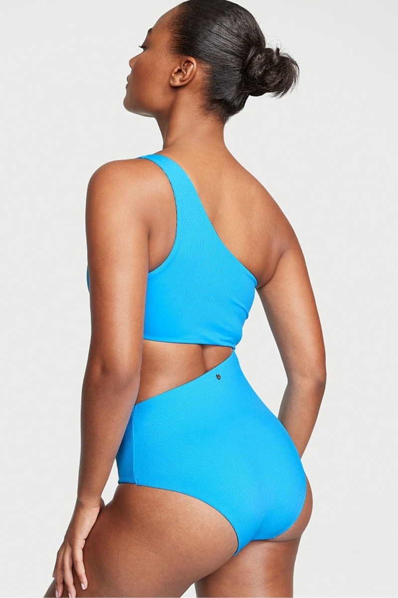 Victoria's Secret One Shoulder Swimsuit Modre | LHCTN-5062