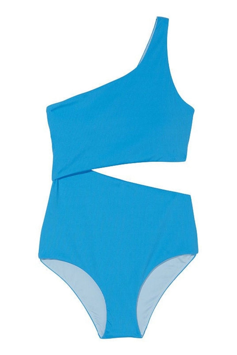 Victoria's Secret One Shoulder Swimsuit Modre | LHCTN-5062