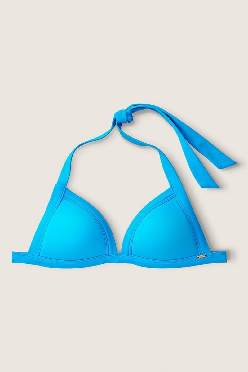 Victoria's Secret Push Up Triangle Bikiny Top Bright Marine | YDNPA-9427