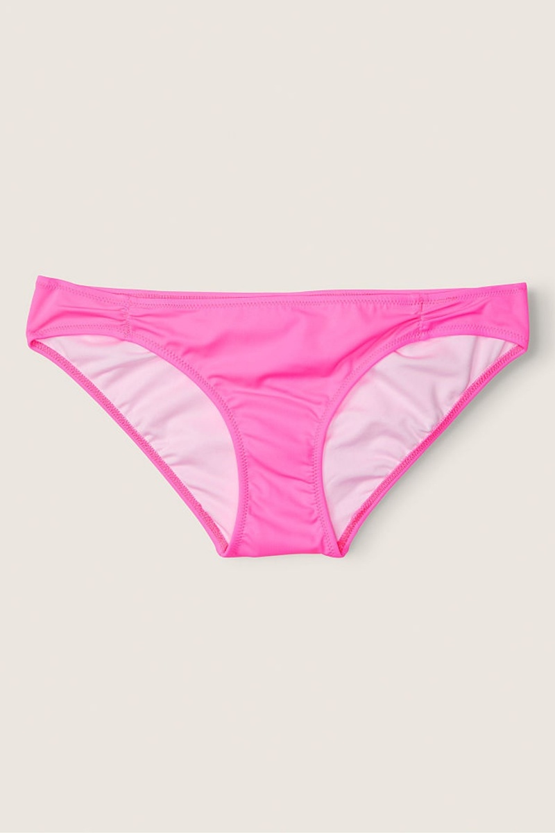 Victoria\'s Secret Ruched Front Bikiny Bottoms Ruzove Ruzove | IHJCN-9360