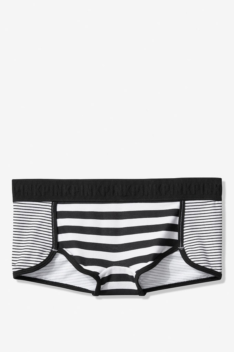 Victoria\'s Secret Ruched Front Bikiny Bottoms Čierne | KMUBJ-8537