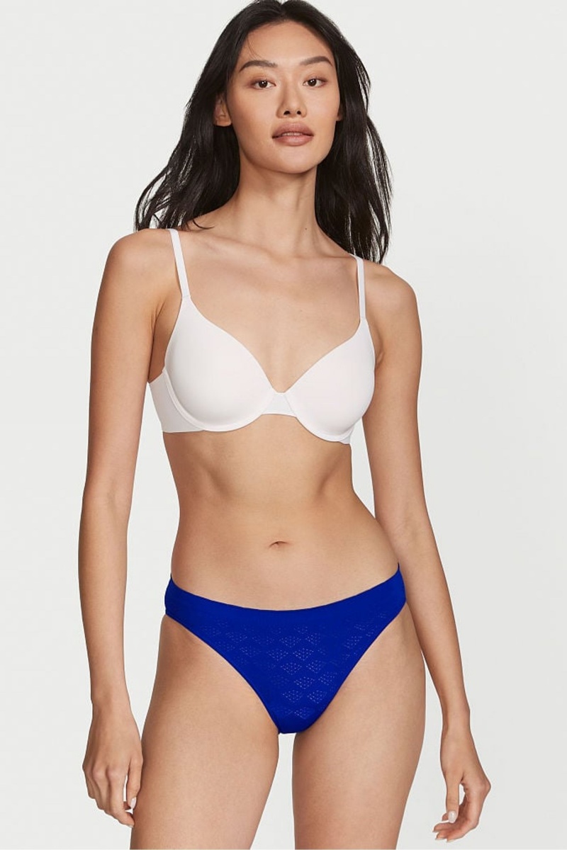 Victoria\'s Secret Seamless Bikiny Knickers Modre | UCTKE-0637