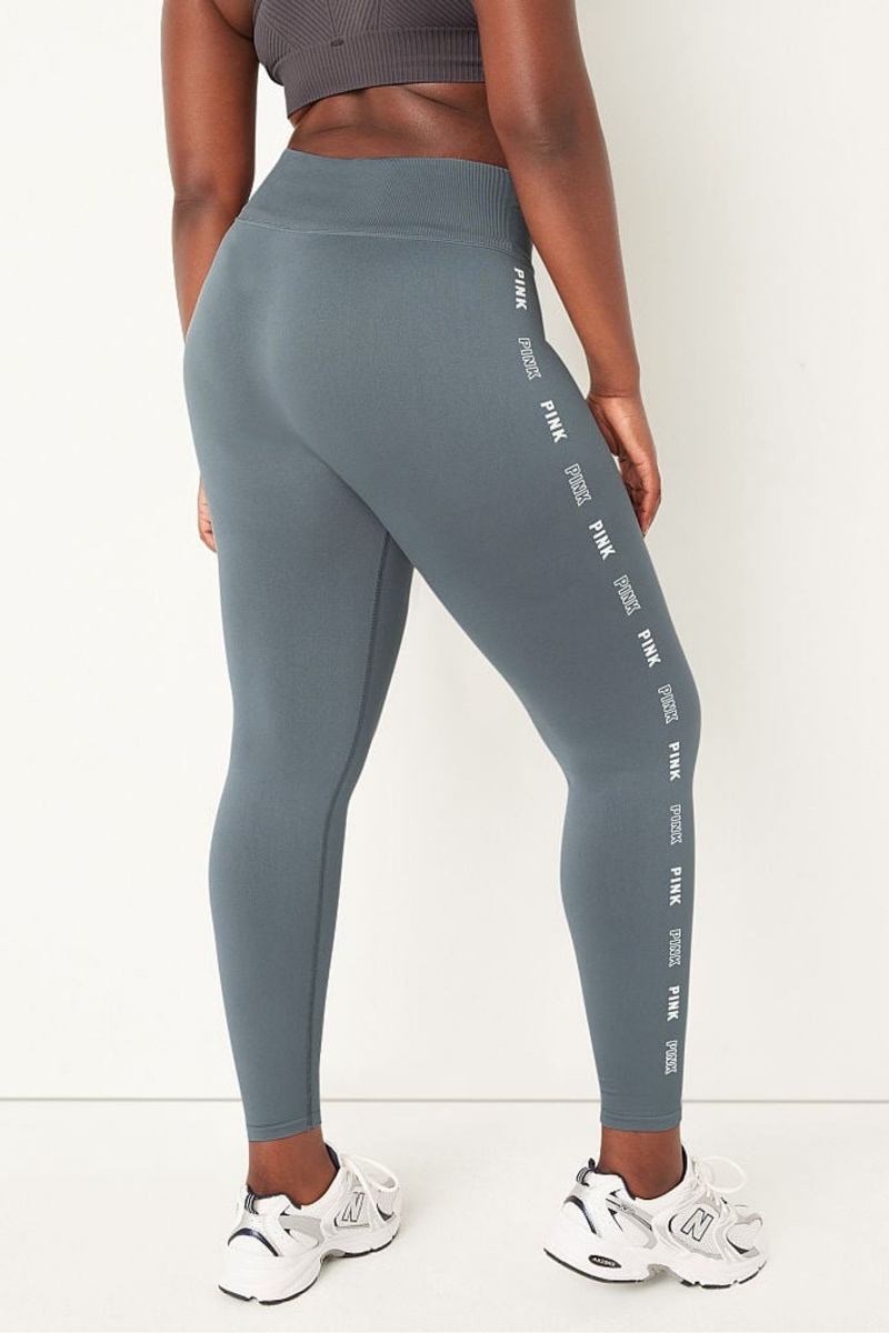 Victoria's Secret Seamless High Pásom Full Length Legging Siva | KYUFH-0827