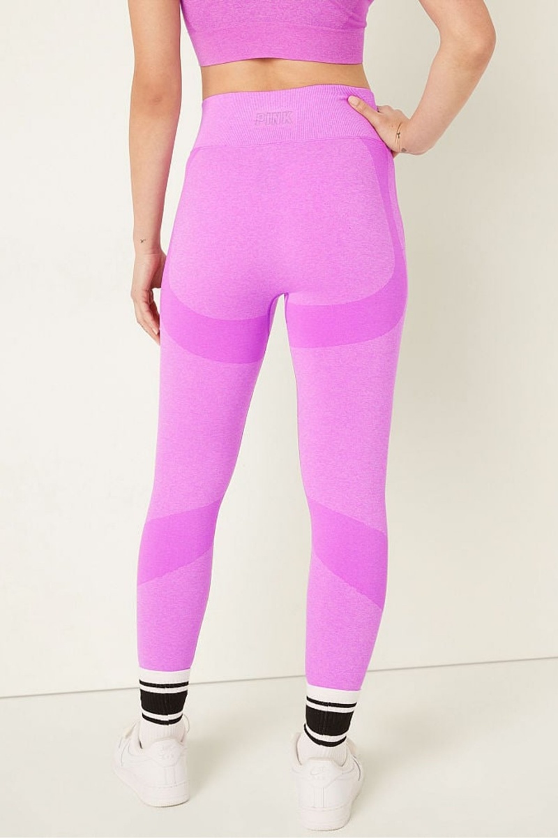 Victoria's Secret Seamless High Pásom Legging Oranžové | IBAHD-1879