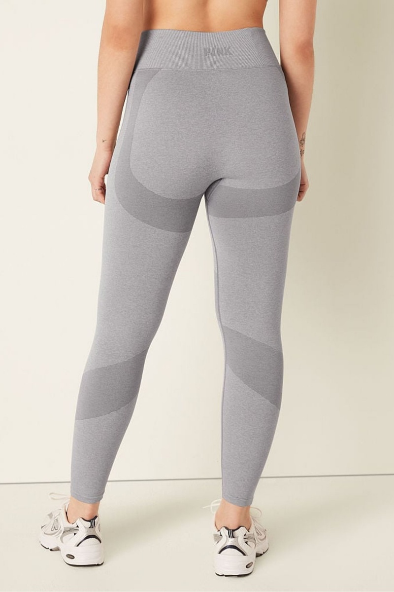 Victoria's Secret Seamless High Pásom Legging Siva | EWKQR-8021