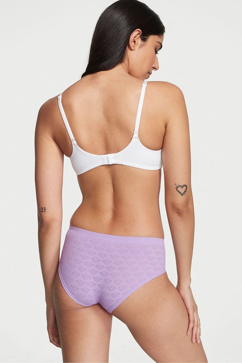 Victoria's Secret Seamless Hipster Knickers Nachový | PXMEN-4136