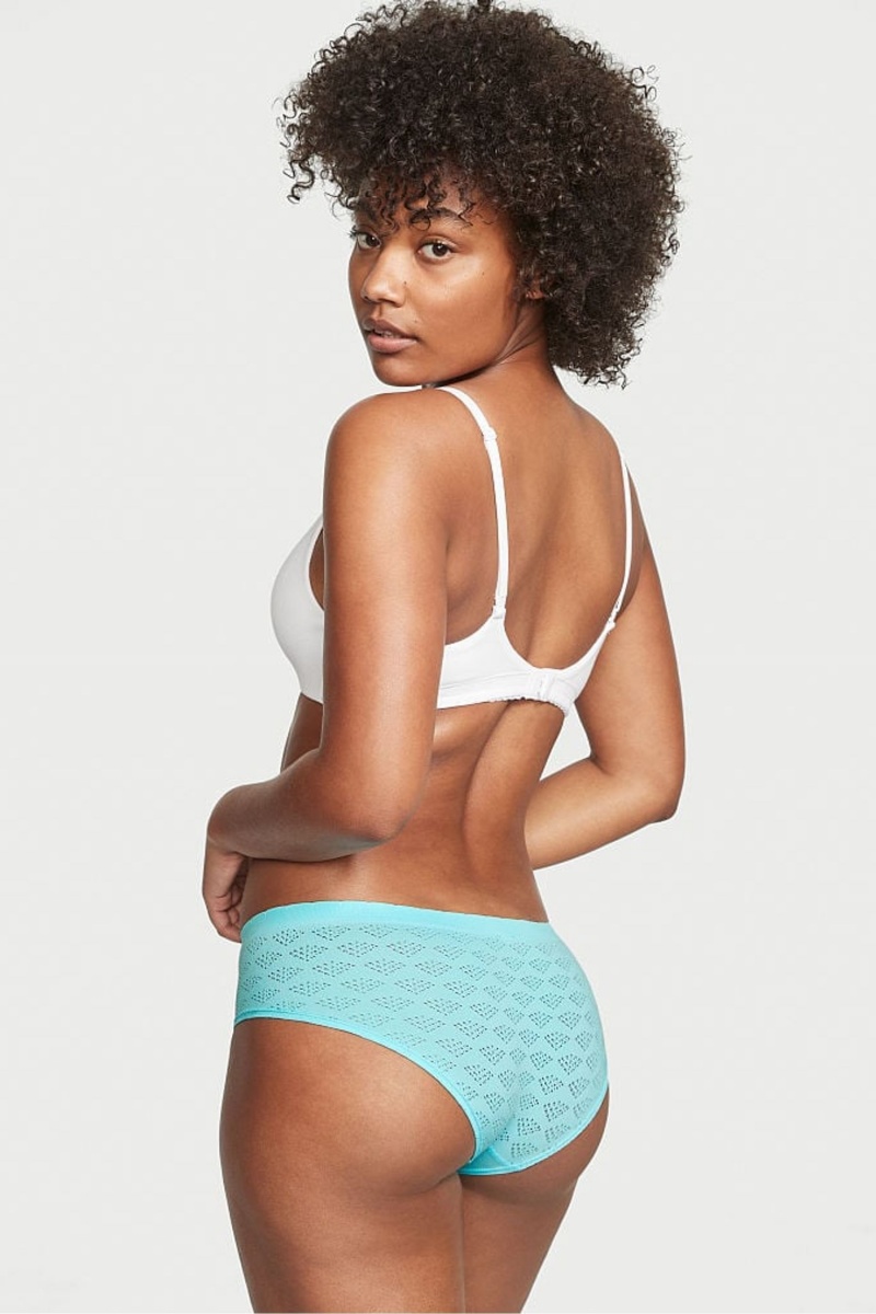 Victoria's Secret Seamless Hipster Knickers Modre | RKIVS-2703