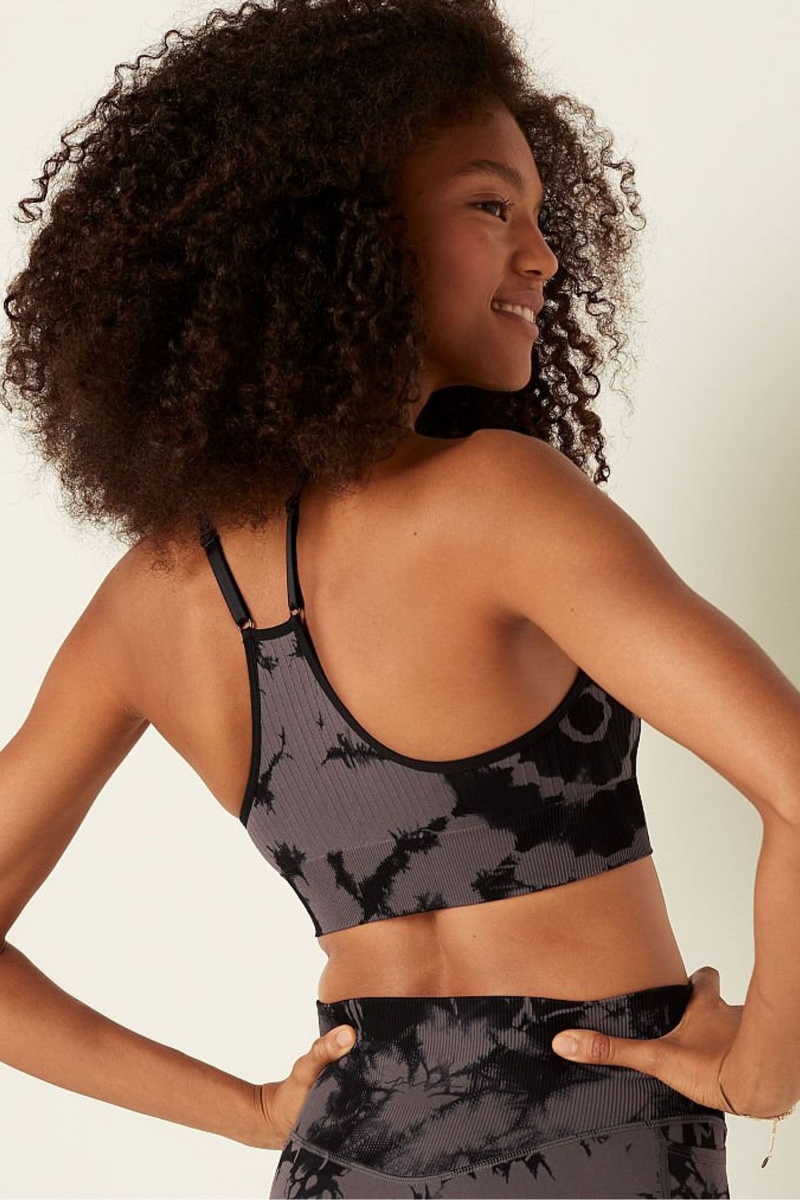 Victoria's Secret Seamless Lightly Podsite Low Impact Sports Bra Ruzove | KZYES-4169