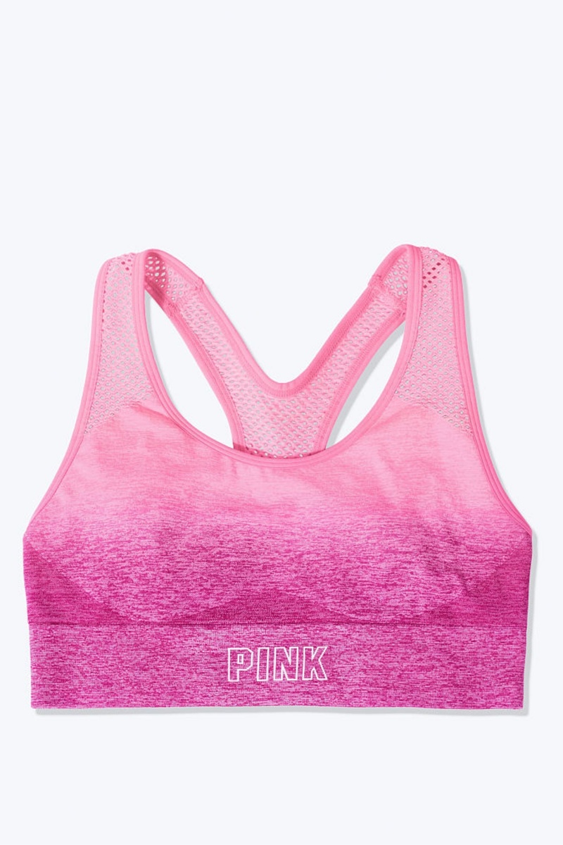 Victoria's Secret Seamless Lightly Podsite Sports Bra Beach Orchid Wave Tie Dye | ABKTN-5129