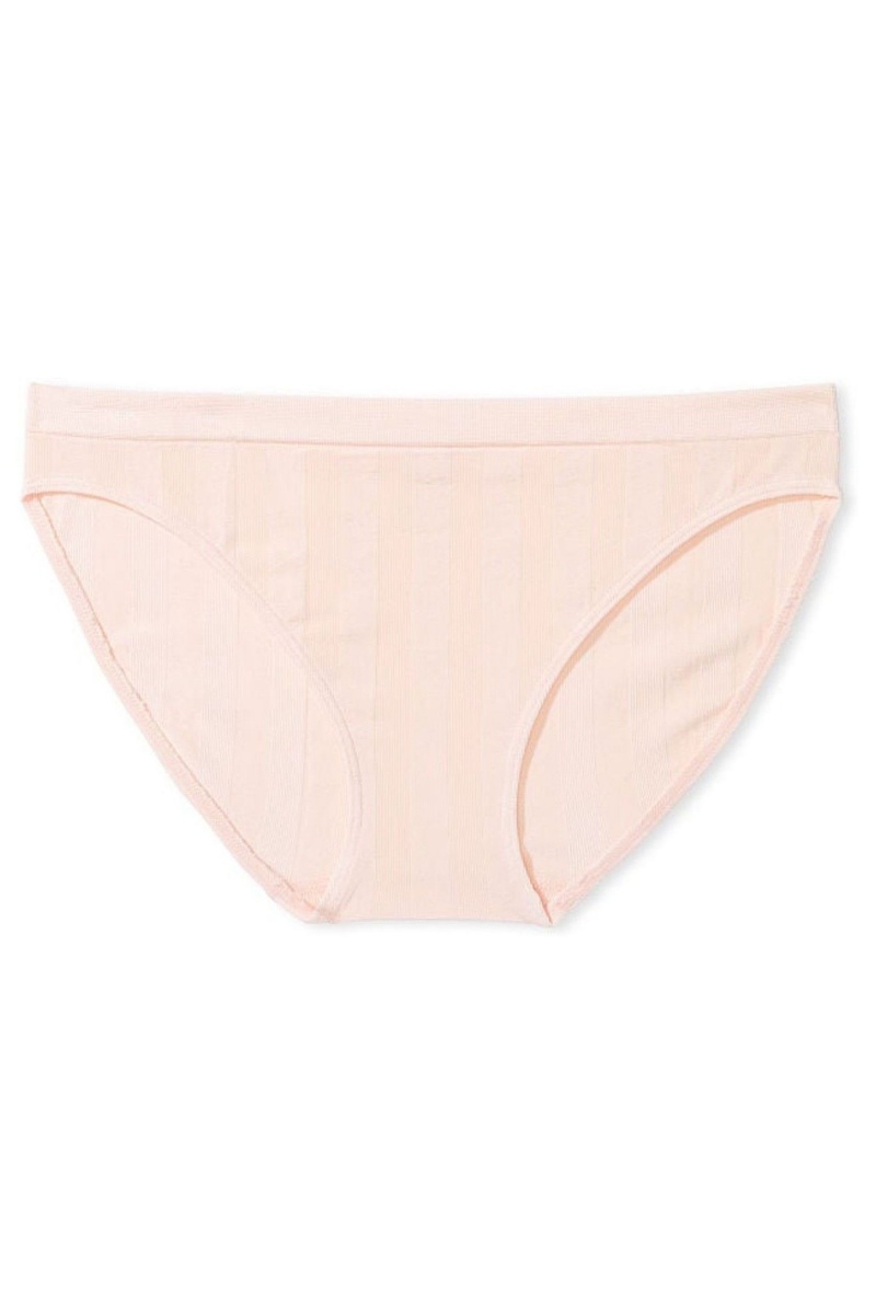 Victoria's Secret Seamless Rib Bikiny Knickers Nachový | MBIEL-9261