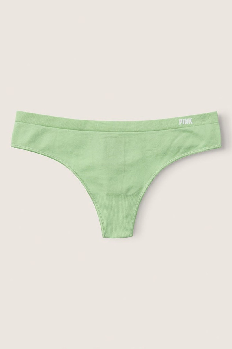 Victoria\'s Secret Seamless Tanga Knicker Soft Jade | VCBWA-5789