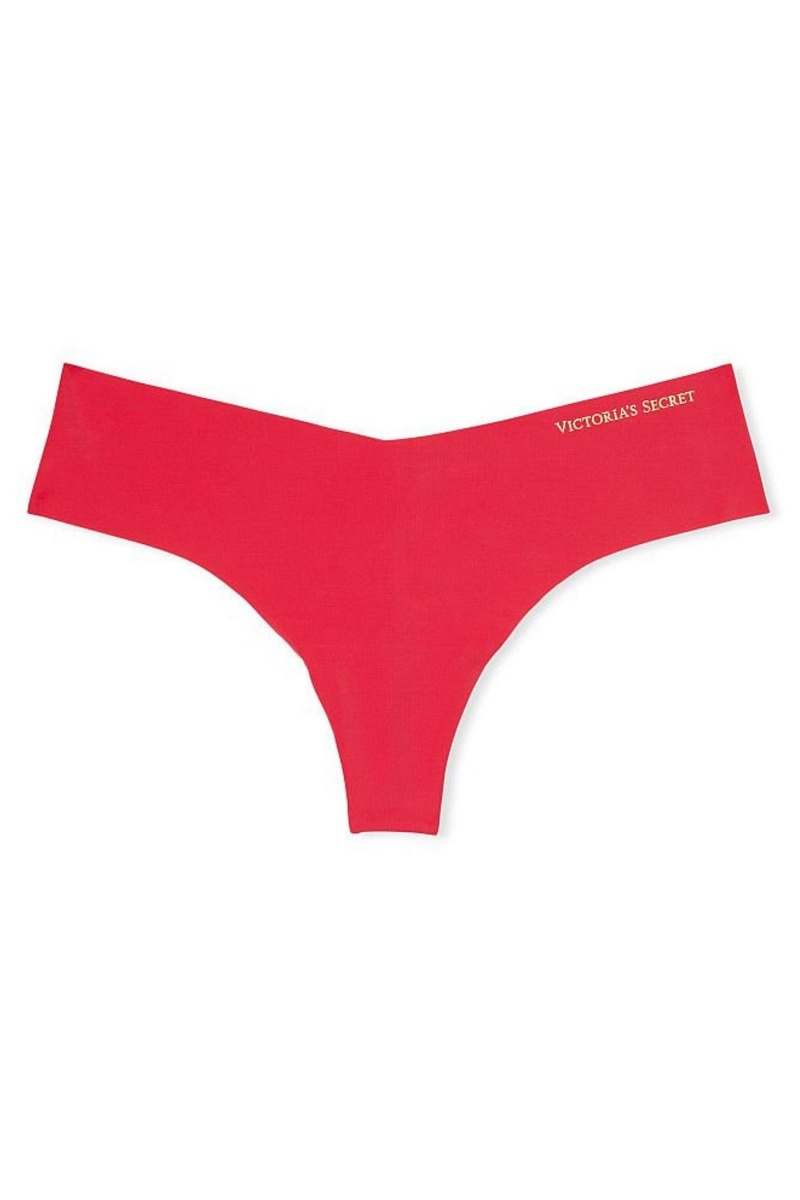 Victoria's Secret Sexy Illusions by Victorias Secret Smooth No Show Tanga Knickers Ruzove | BLGMV-3968