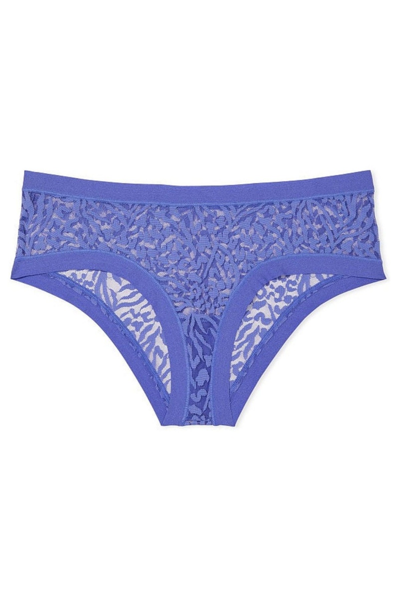 Victoria's Secret Sexy Illusions by Victorias Secret Mesh No Show Cheeky Knickers Čierne | VUIQD-5720