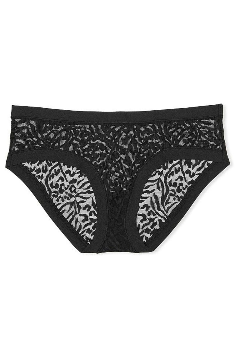 Victoria's Secret Sexy Illusions by Victorias Secret No Show Hipster Knickers Čierne | QOMXR-3065