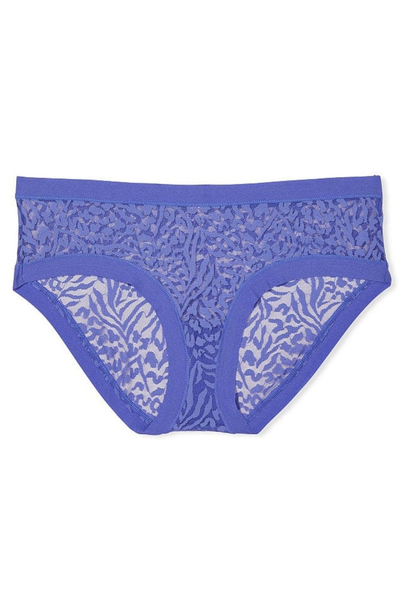 Victoria's Secret Sexy Illusions by Victorias Secret No Show Hipster Knickers Modre | QMODV-7382