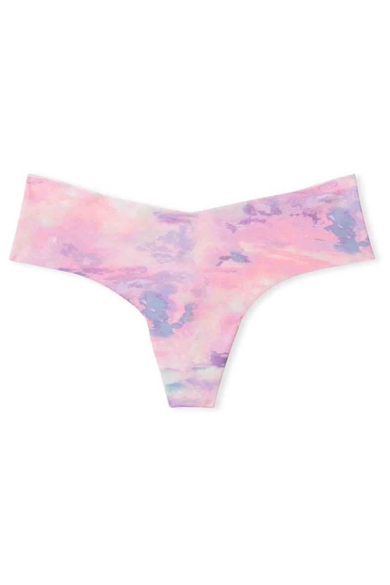 Victoria's Secret Sexy Illusions by Victorias Secret No Show Tanga Knickers Hnede | WGZJS-9628