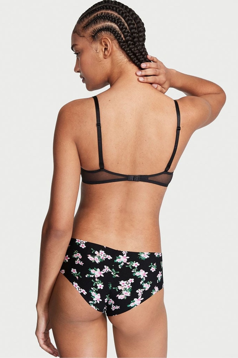 Victoria's Secret Sexy Illusions by Victorias Secret No Show Cheeky Knickers Čierne | AQRBN-6257