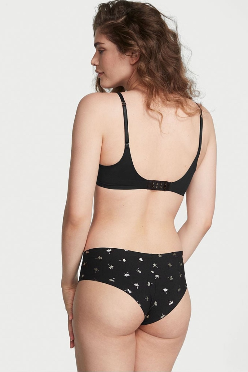 Victoria's Secret Sexy Illusions by Victorias Secret No Show Cheeky Knickers Čierne | APLKD-1489