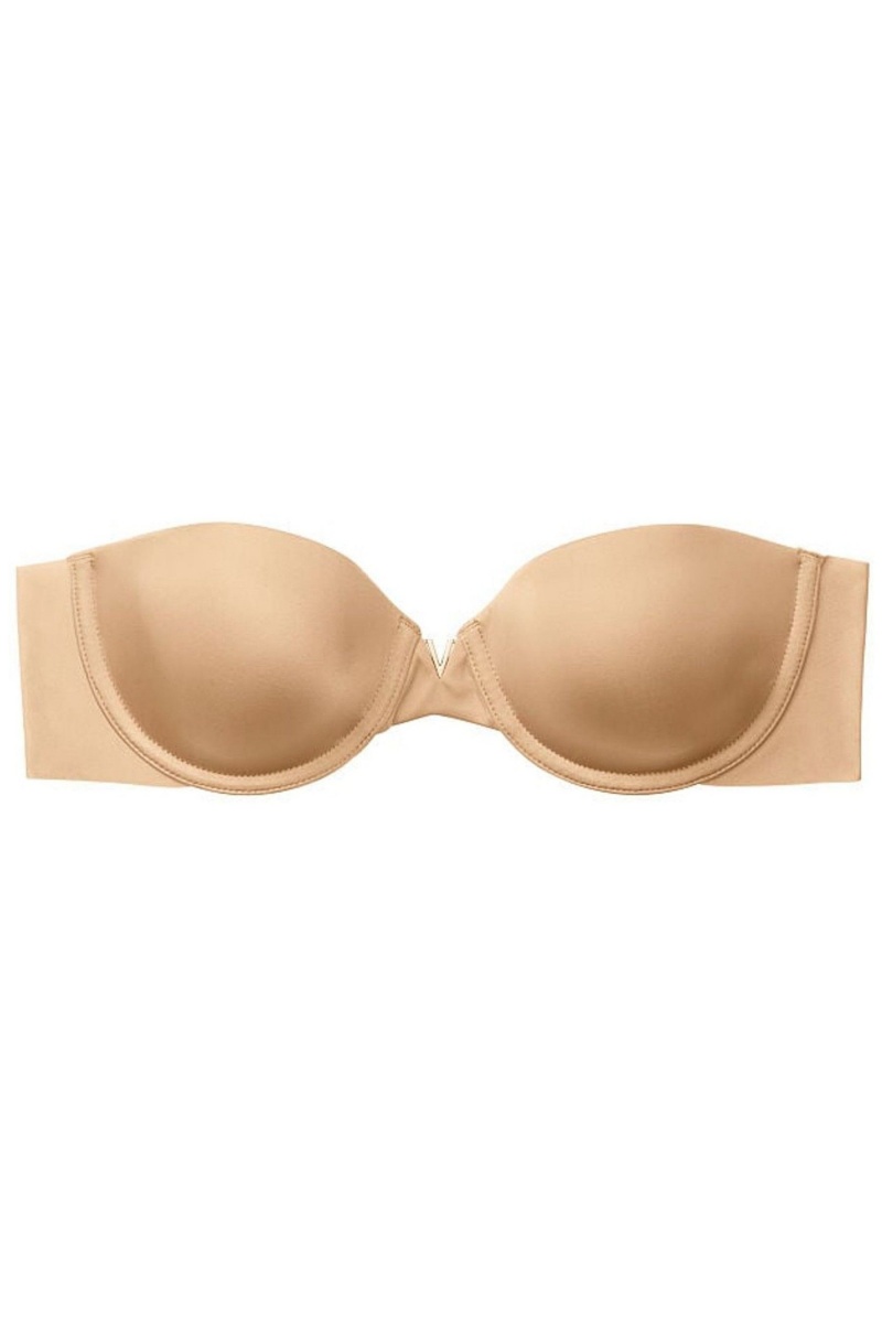 Victoria's Secret Sexy Illusions by Victorias Secret Smooth Lightly Podsite Multiway Strapless Bra Sweet Nougat Nude | GNMYI-9310