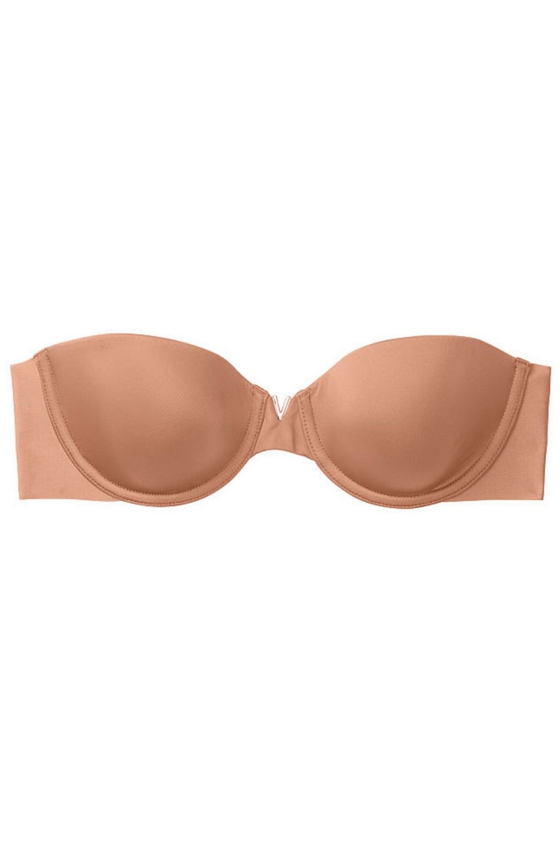 Victoria's Secret Sexy Illusions by Victorias Secret Smooth Lightly Podsite Multiway Strapless Bra Čierne | IVHQA-4107