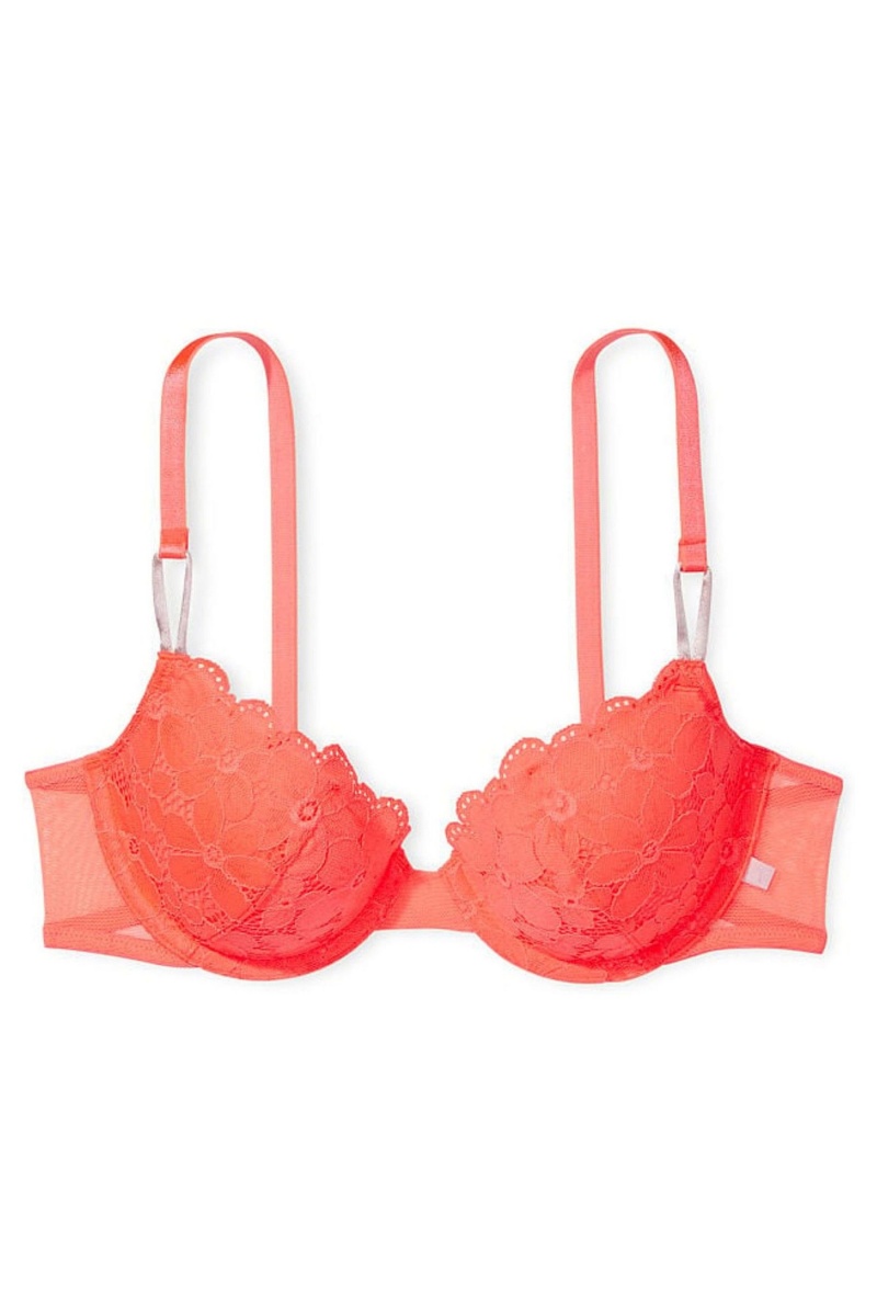 Victoria's Secret Sexy Tee Cipkovane Lightly Podsite T-Shirt Bra Koralove Oranžové | HQPMN-6172