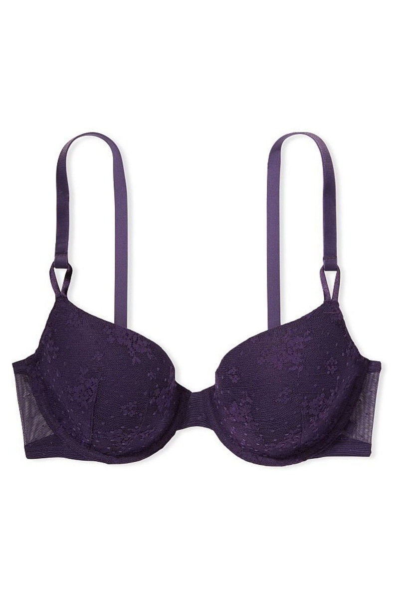 Victoria's Secret Sexy Tee Cipkovane Lightly Podsite T-Shirt Bra Čierne | TQSRH-7905