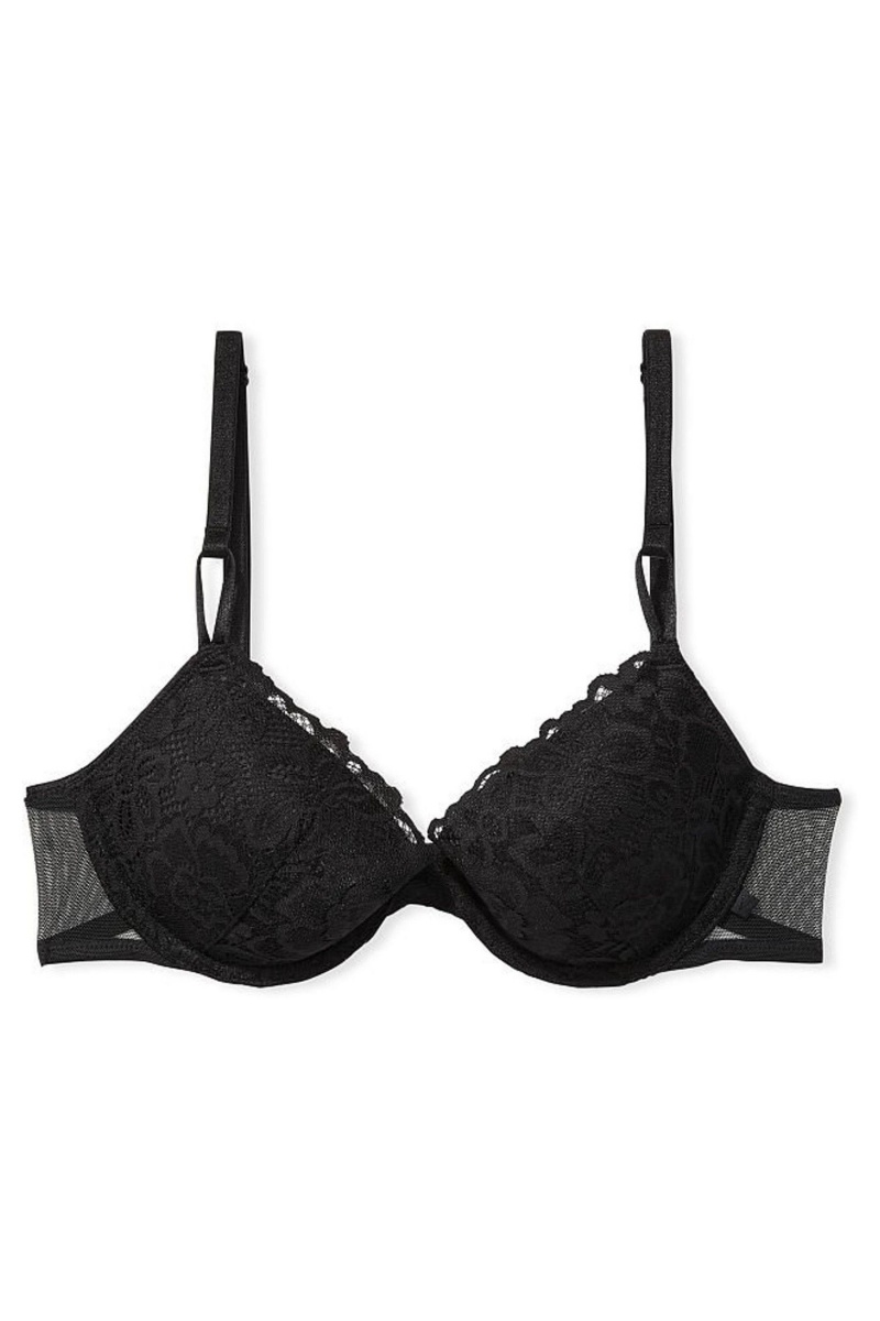 Victoria's Secret Sexy Tee Cipkovane Lightly Podsite T-Shirt Bra Čierne | IWGUB-6579