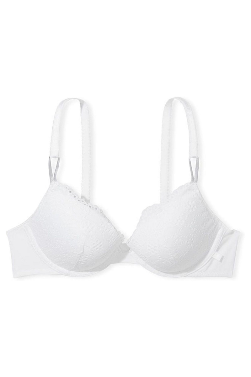 Victoria's Secret Sexy Tee Cipkovane T-Shirt Push Up Bra Čierne | FXUKM-2485