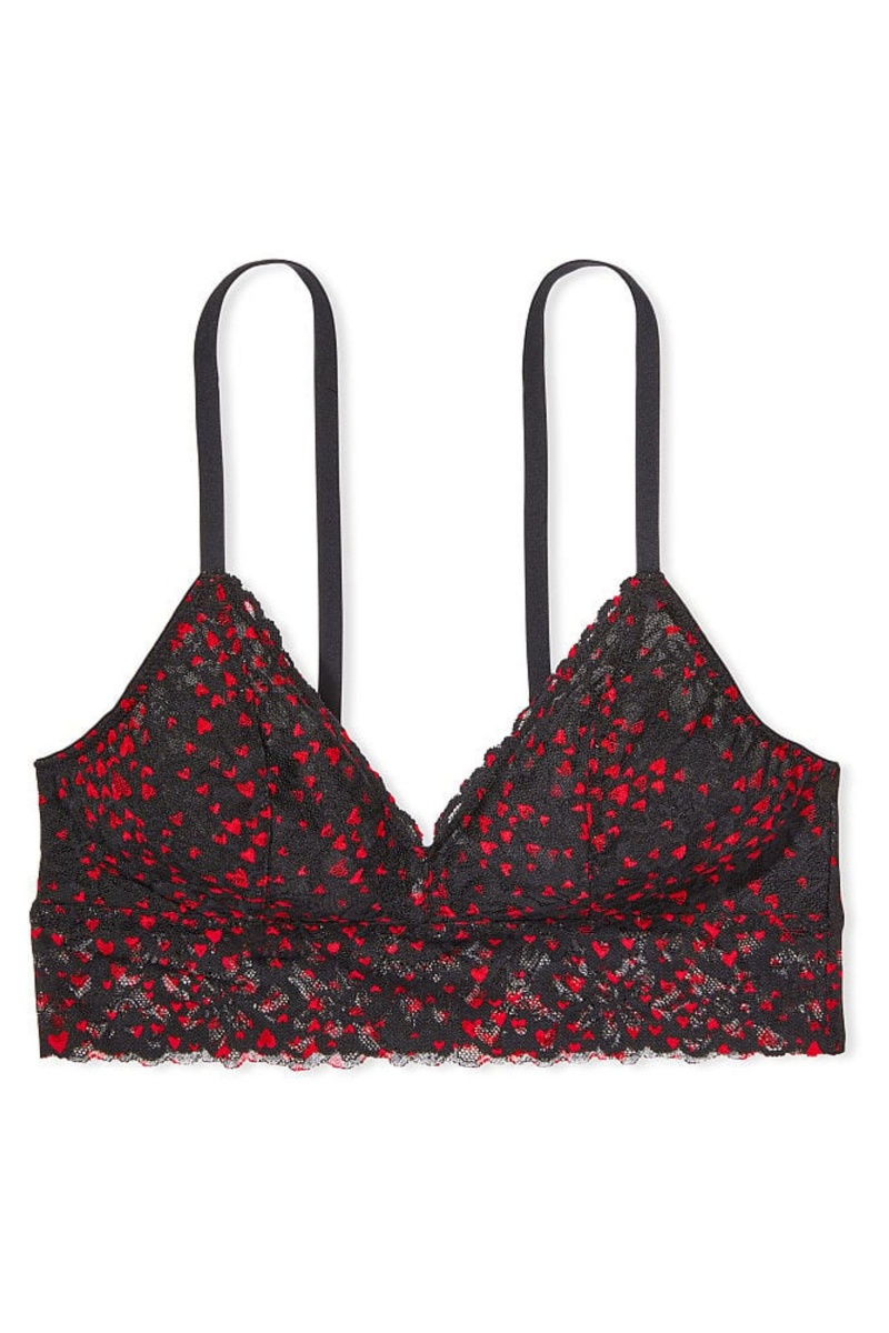 Victoria's Secret Sexy Tee Cipkovane Unlined Bralette Čierne | CBSTG-3796