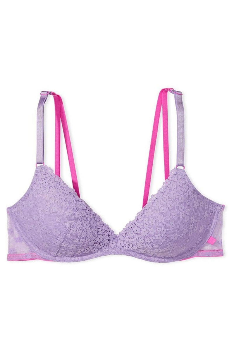 Victoria's Secret Sexy Tee Sexy T-Shirt Non Wired Push Up Bra Cipkovane Bra Nachový | BPCUA-9340