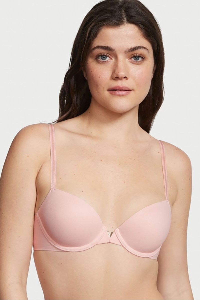 Victoria\'s Secret Smooth Lightly Podsite Demi Bra Hnede | QKBAI-0914