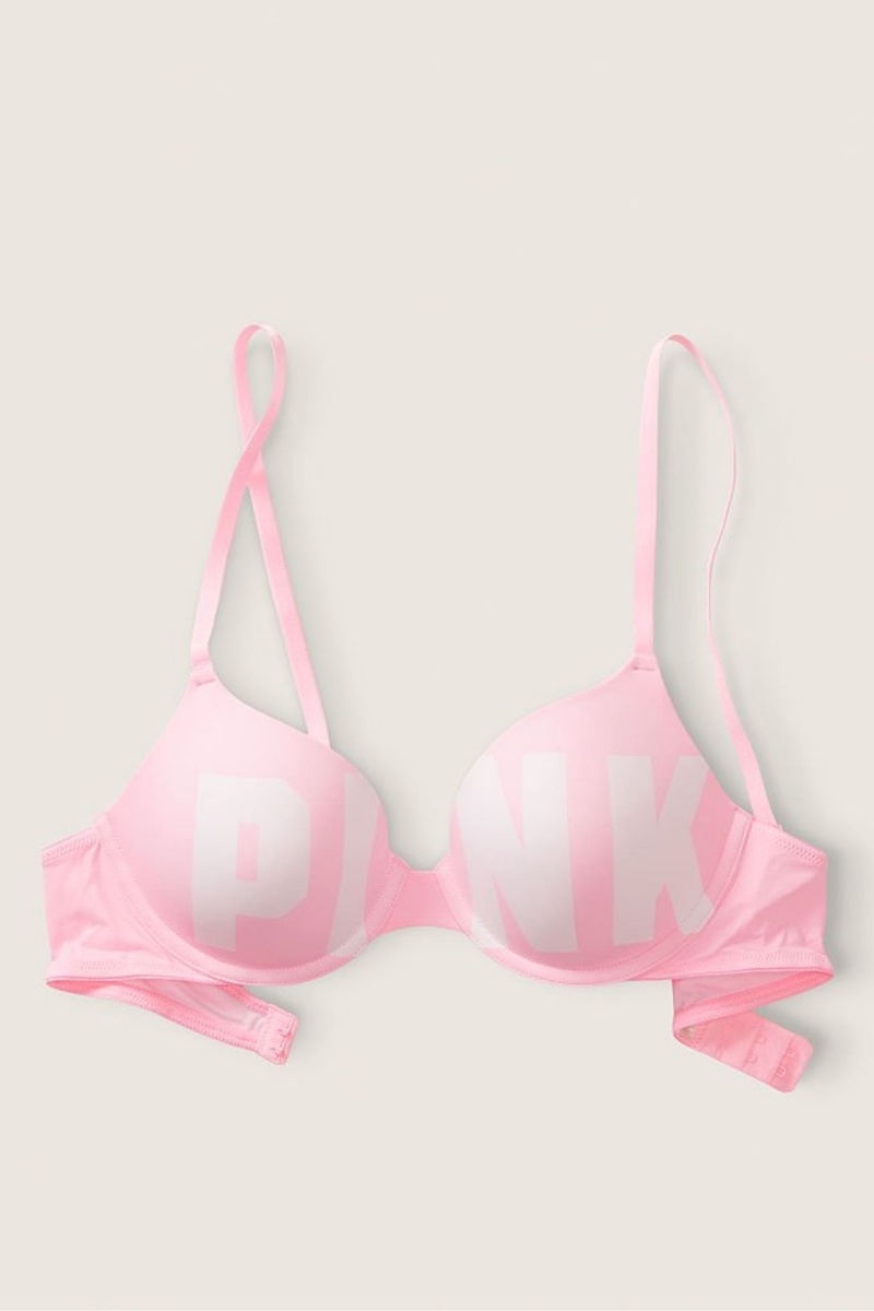 Victoria's Secret Smooth Lightly Podsite T-Shirt Bra Biele | QZSBC-6750