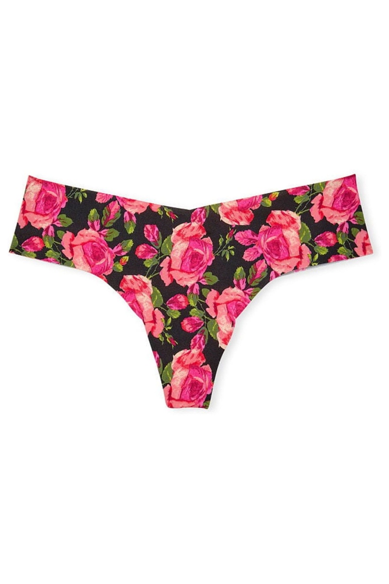 Victoria's Secret Smooth No Show Tanga Knickers Čierne | QXGAE-5426