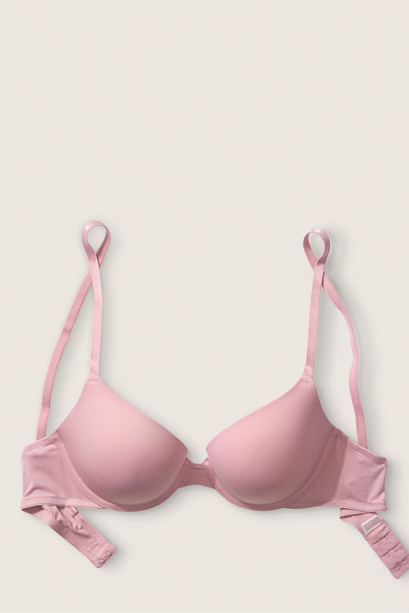 Victoria's Secret Smooth Push Up T-Shirt Bra Nachový | OPYGR-8936