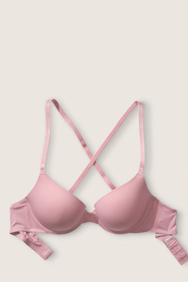 Victoria's Secret Smooth Push Up T-Shirt Bra Nachový | OPYGR-8936