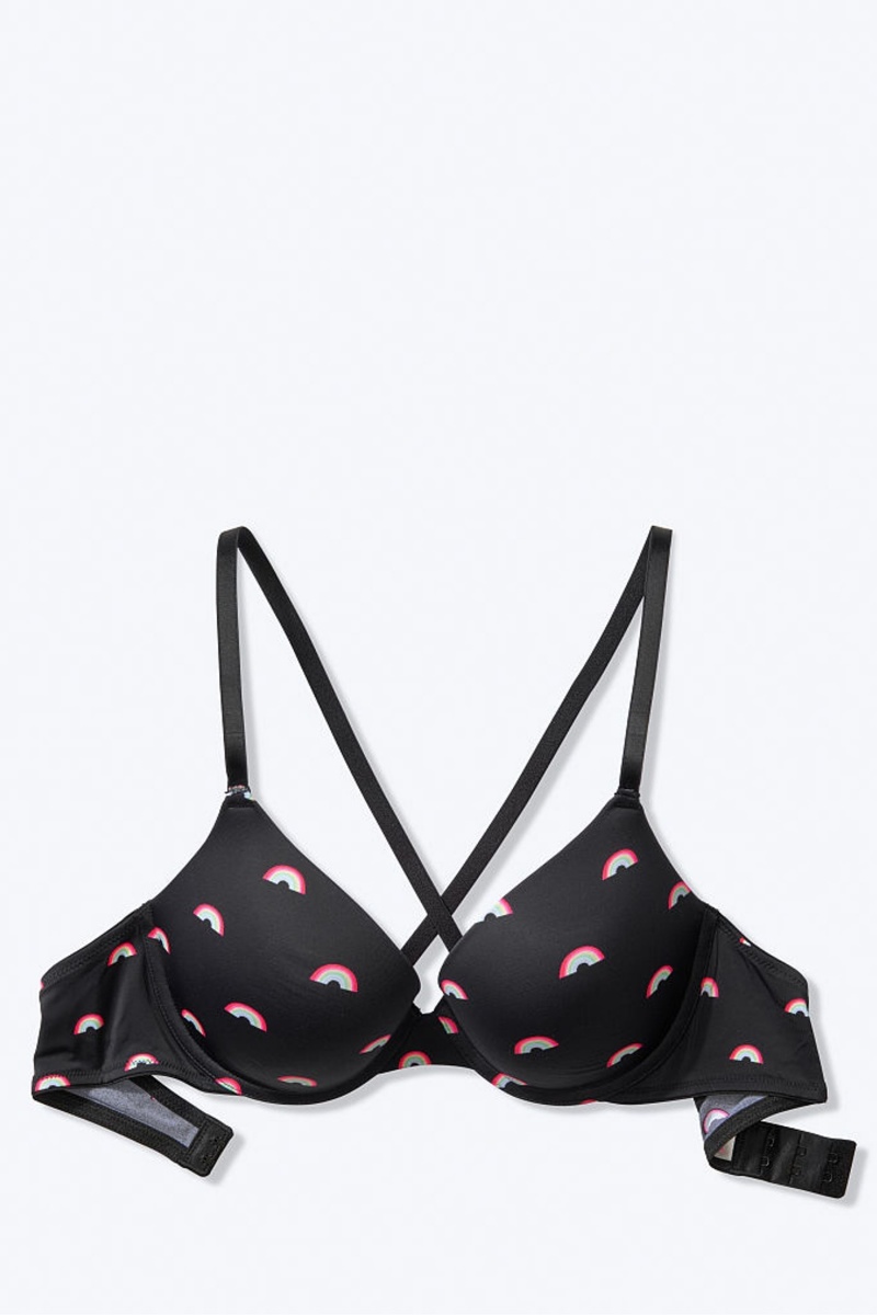 Victoria's Secret Smooth Push Up T-Shirt Bra Nachový | ECFZP-0321