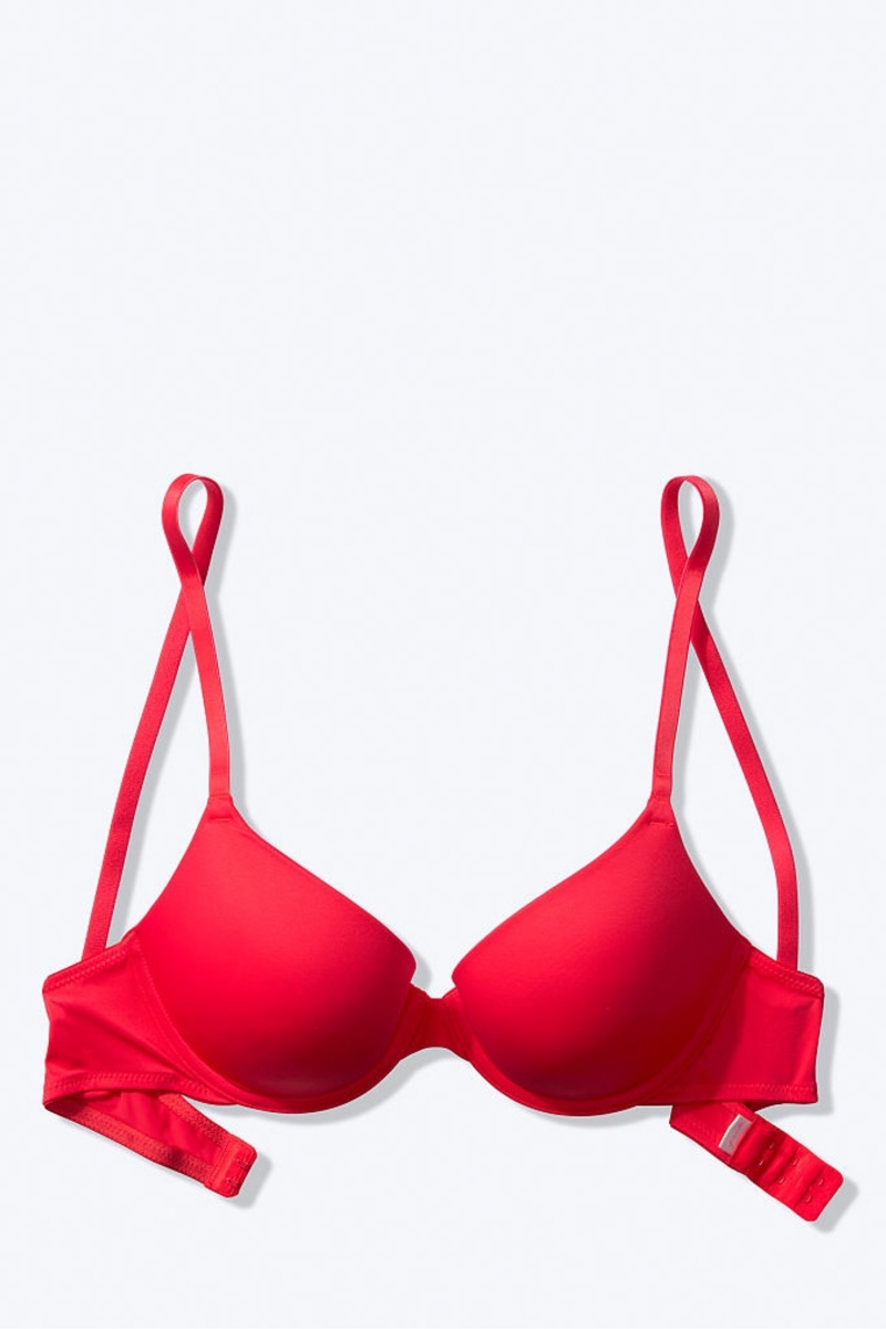 Victoria's Secret Smooth Push Up T-Shirt Bra Nachový | FYBPR-2843