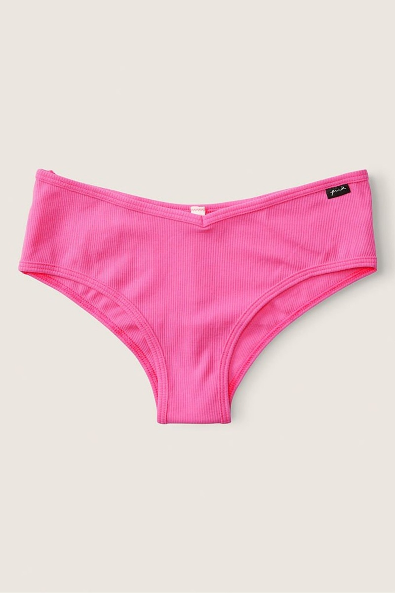 Victoria\'s Secret Stretch Bavlnene Bavlnene Cheeky Knickers Ruzove | GXWIB-7183