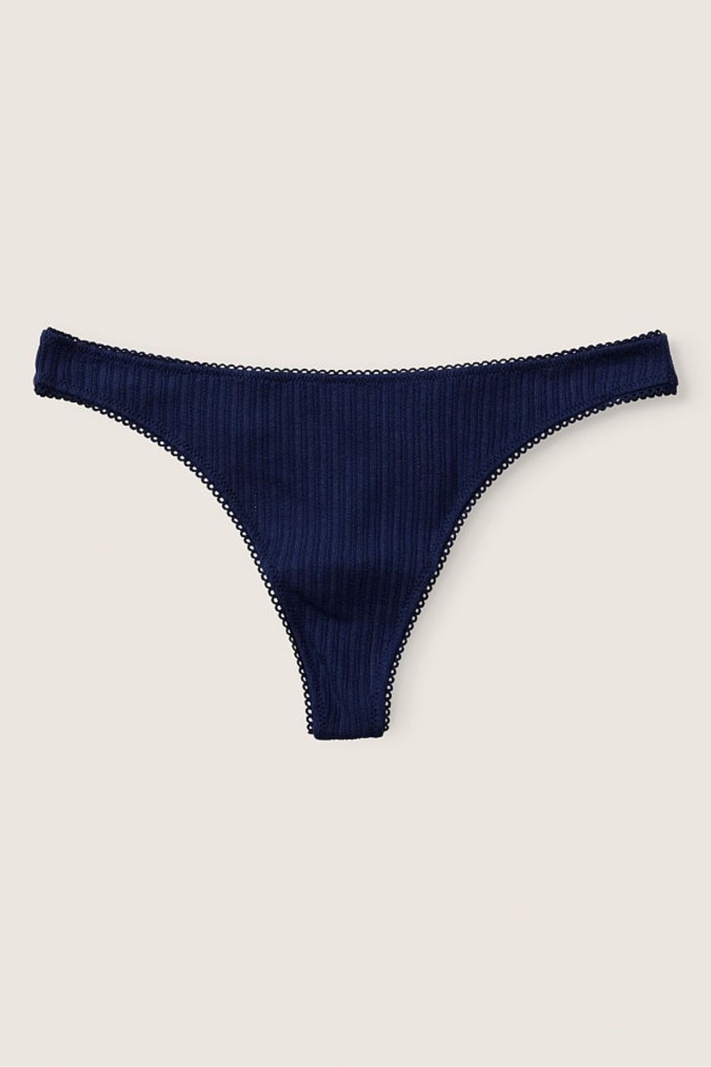 Victoria\'s Secret Stretch Bavlnene Bavlnene Tanga Knickers Ruzove | GMXQU-2061