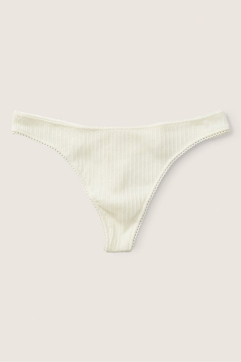 Victoria\'s Secret Stretch Bavlnene Bavlnene Tanga Knickers Ruzove | WIRJX-1590