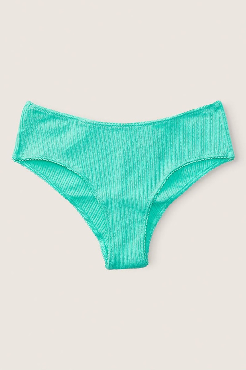 Victoria\'s Secret Stretch Bavlnene Bavlnene Cheeky Knickers Zelene | LBVMG-4978