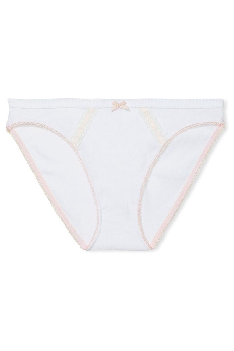 Victoria's Secret Stretch Bavlnene Stretch Bavlnene Bikiny Knickers Modre | JCEDI-8279