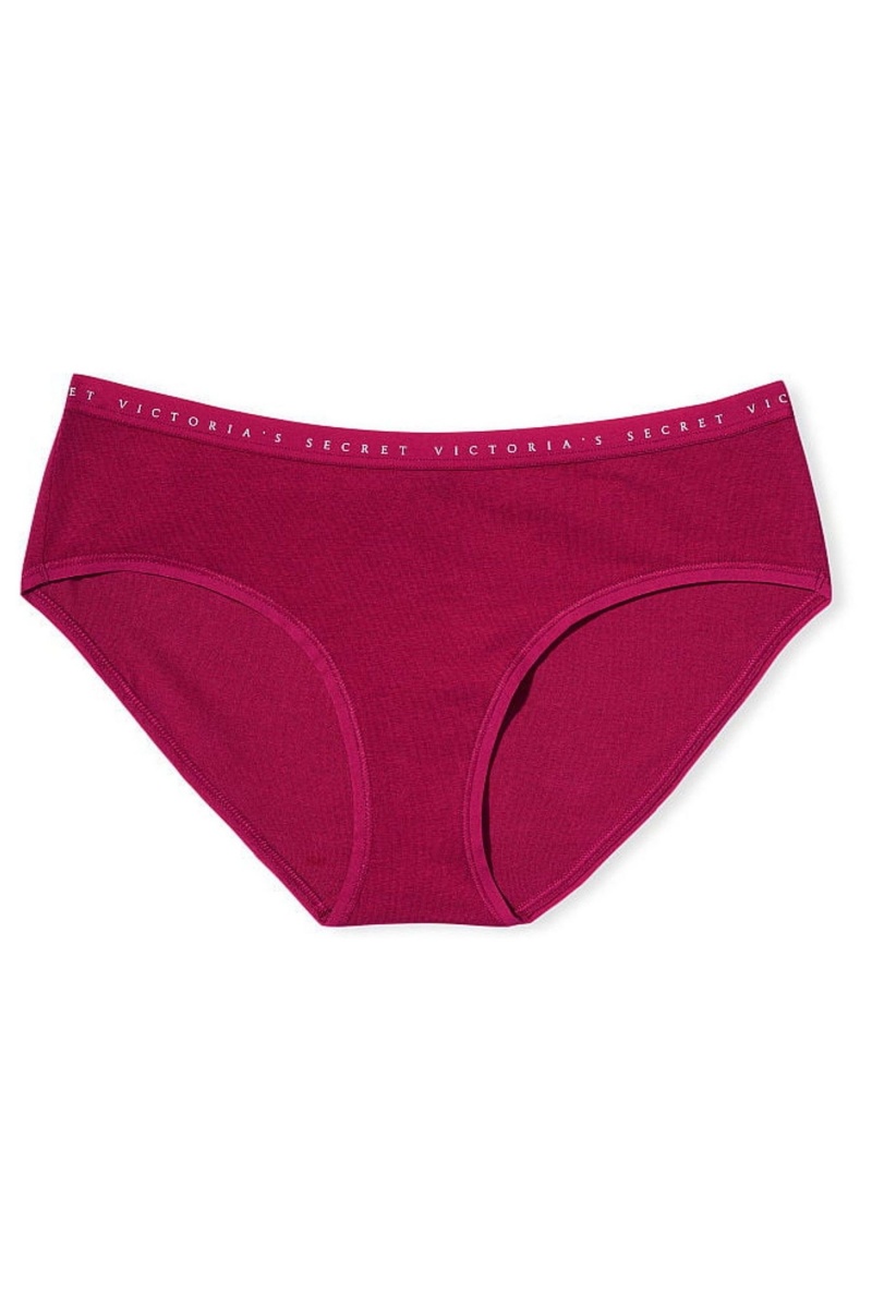 Victoria\'s Secret Stretch Bavlnene Stretch Bavlnene Hiphugger Panty Čierne | ZAQIF-1259