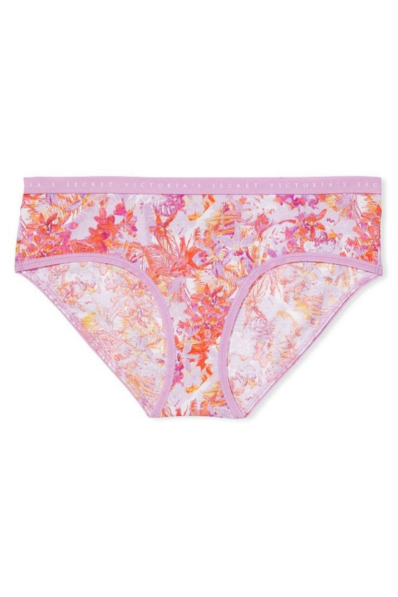 Victoria's Secret Stretch Bavlnene Stretch Bavlnene Hiphugger Panty Čierne | BZJRF-5692