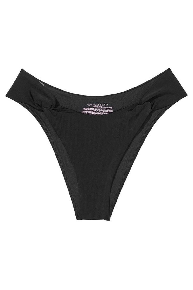 Victoria's Secret Swim Bikiny Bottom Čierne | VSHRZ-6182