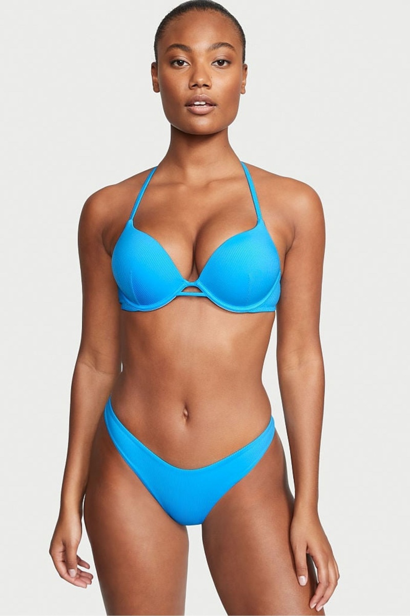 Victoria\'s Secret Swim Bikiny Top Modre | DYPMJ-7123