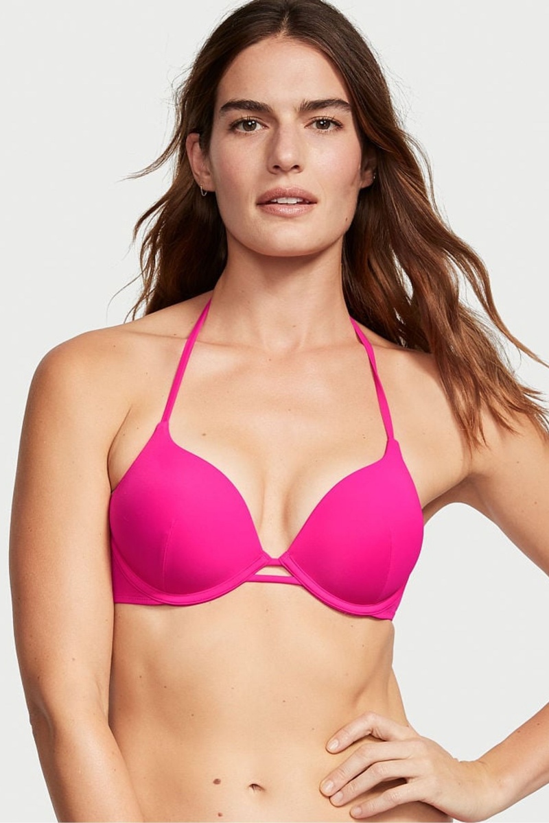 Victoria's Secret Swim Bikiny Top Ruzove | QNSTX-8075